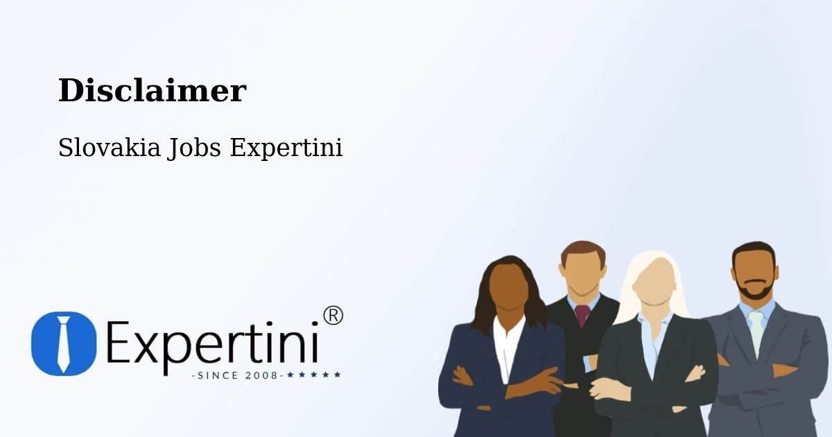 Disclaimer – Vráble - Slovakia Jobs Expertini