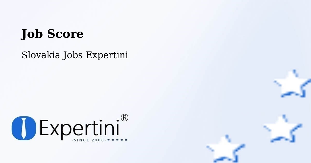 Job Score & Job Description Score Tool – Vráble - Slovakia Jobs Expertini