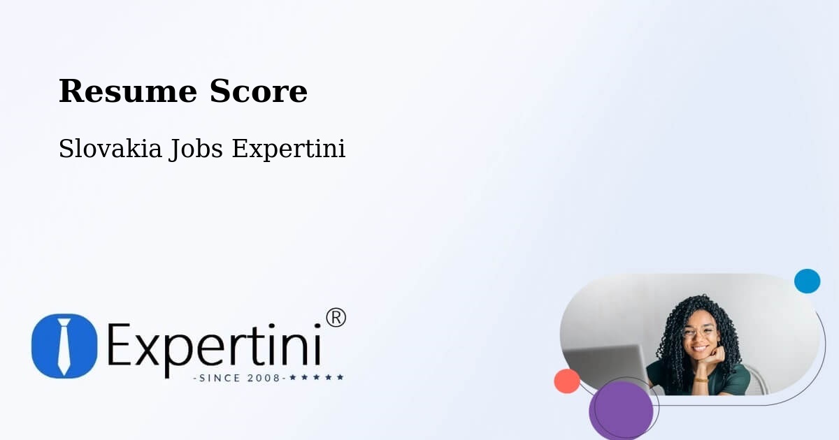 Resume Score & Job Description Match Tool – Vráble - Slovakia Jobs Expertini